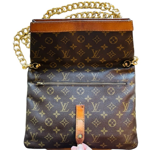VINTAGE Louis Vuitton Pochette Pliante Fold Over Crossbody Clutch Retro 70s LV - Picture 10 of 16